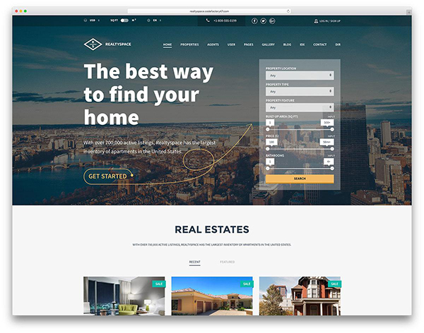 Khi thiết kế website lĩnh vực bất động sản, bạn nên tích hợp thêm tính năng tìm kiếm nâng cao
